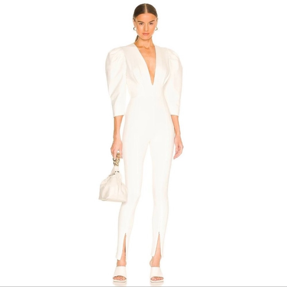 NONchalant Label Jaleen Catsuit in White